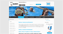 Desktop Screenshot of bazeny-eshop.cz